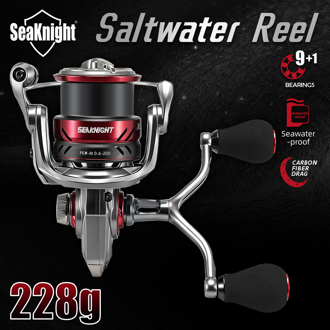 Developing Tank Reel - SeaKnightブランド SLARDAR BBシリーズ スピニングフィッシングリール 海魚釣り 海水耐腐食