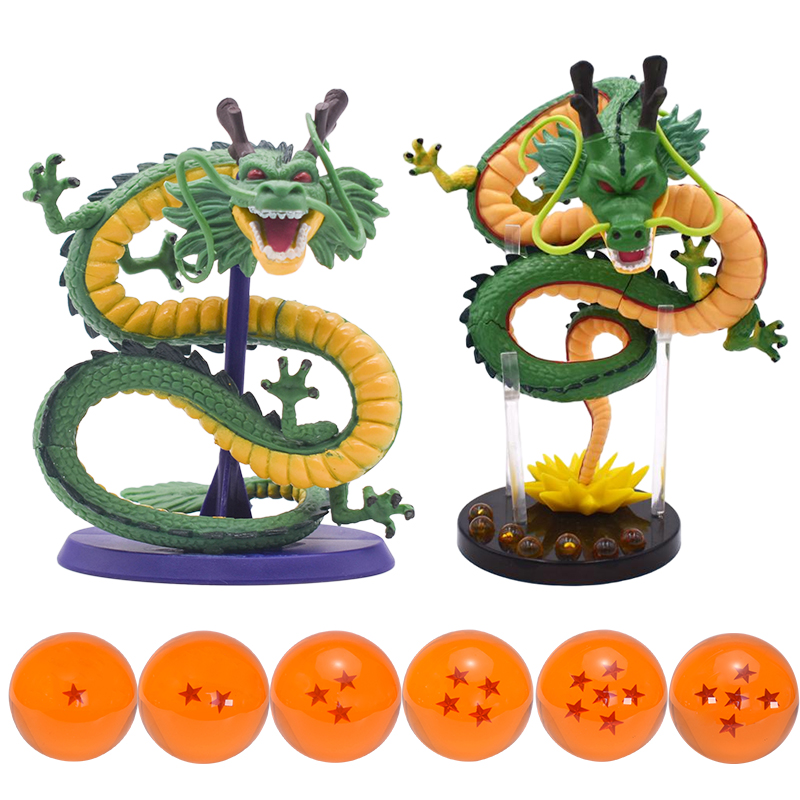 Vintage Collectible Figurines - ドラゴンボールZ 神龍アクションフィギュア おもちゃ アニメ セブンオレンジドラゴンボール PVCフィギュアモデル