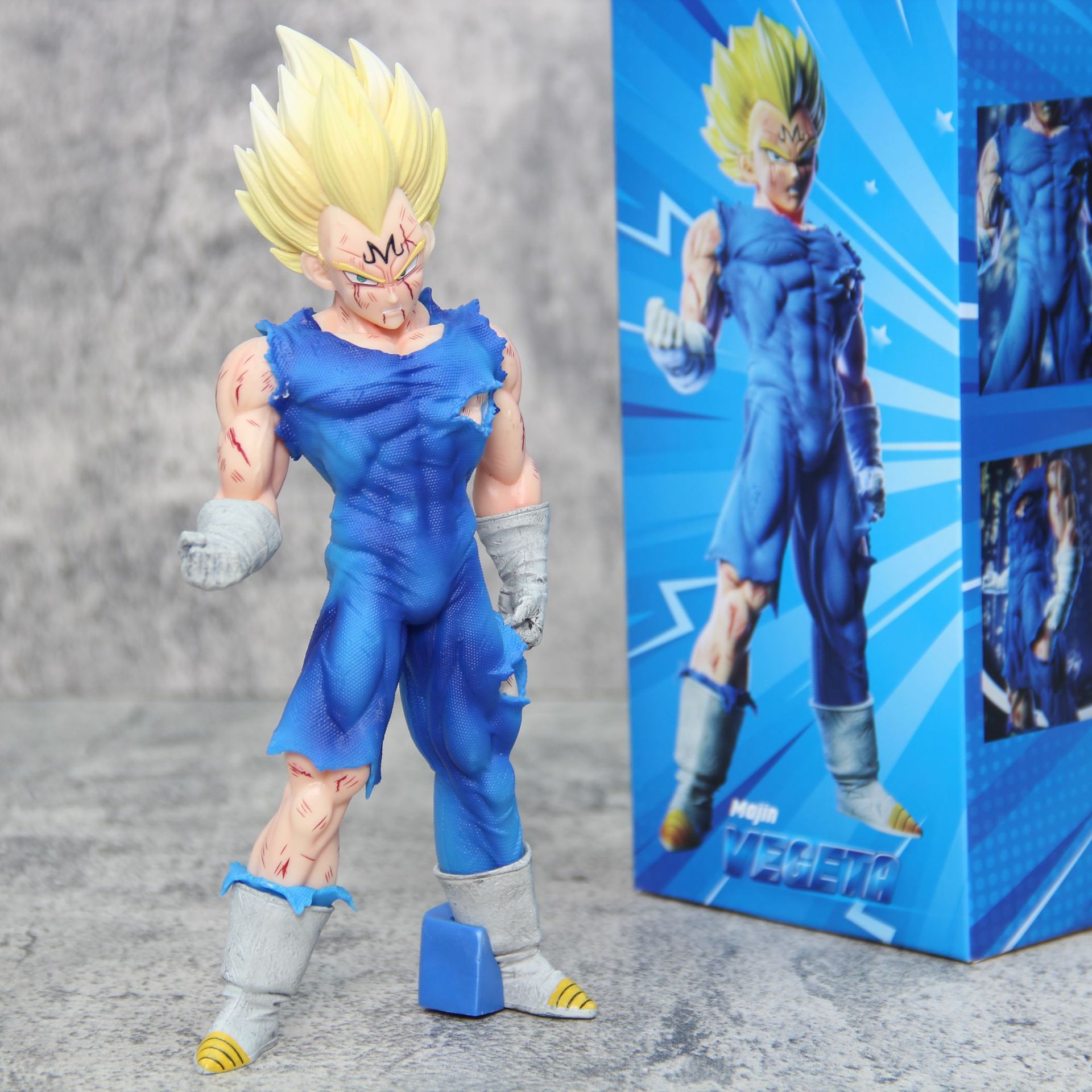 Vintage Collectible Figurines - ドラゴンボール Z 超サイヤ人王子ベジータフィギュアハンドピース魔法の立位モデルアニメ装飾品