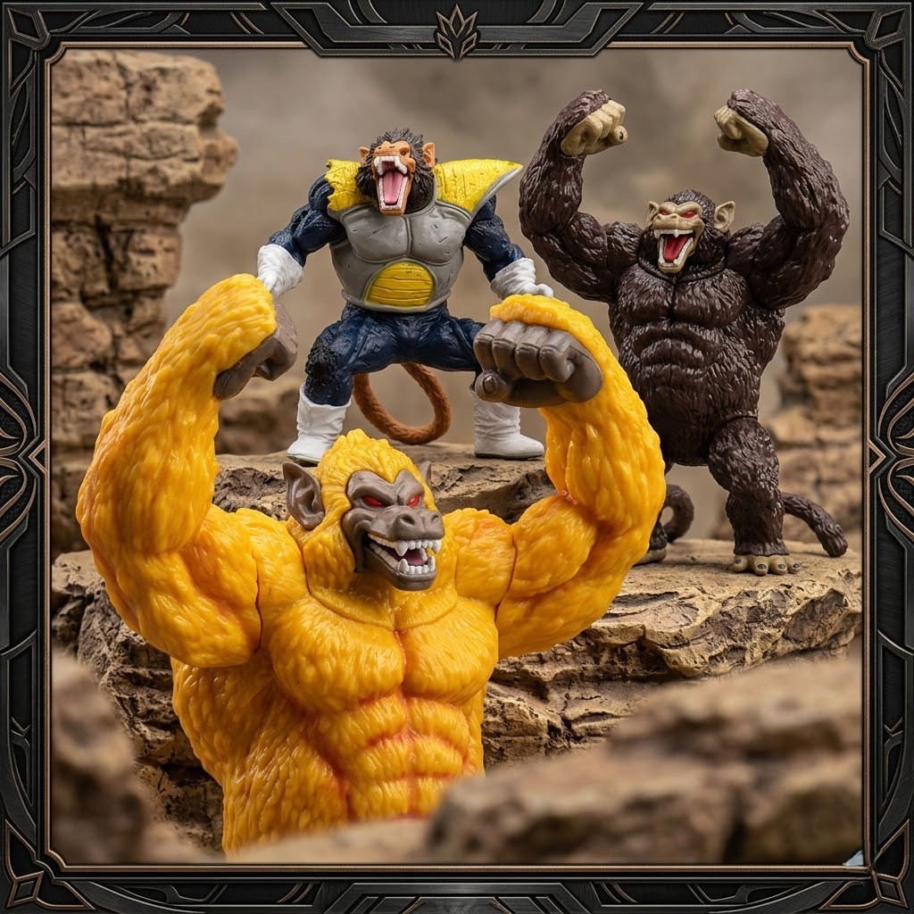 Vintage Collectible Figurines - アニメドラゴンボール超サイヤ人ベジータ悟空ゴールデン大猿ゴリラアクションフィギュアコレクションモデルカー装飾人形おもちゃギフト