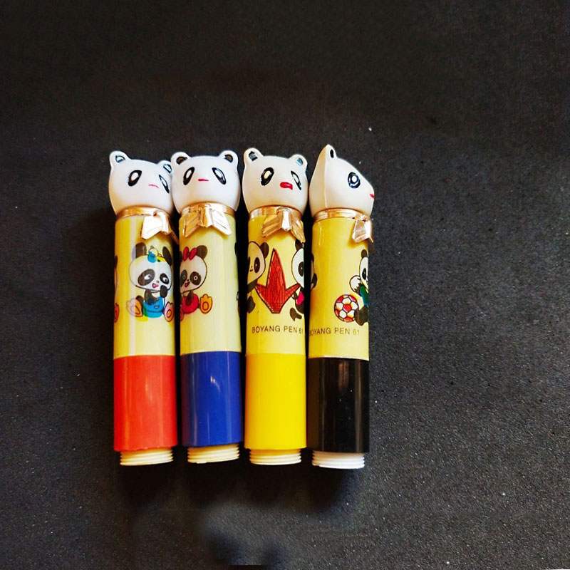 Vintage Collectible Pens - 中国武漢 1980 S コレクション文具イリジウムパンダショートペン子供新古在庫ヴィンテージ 4 個