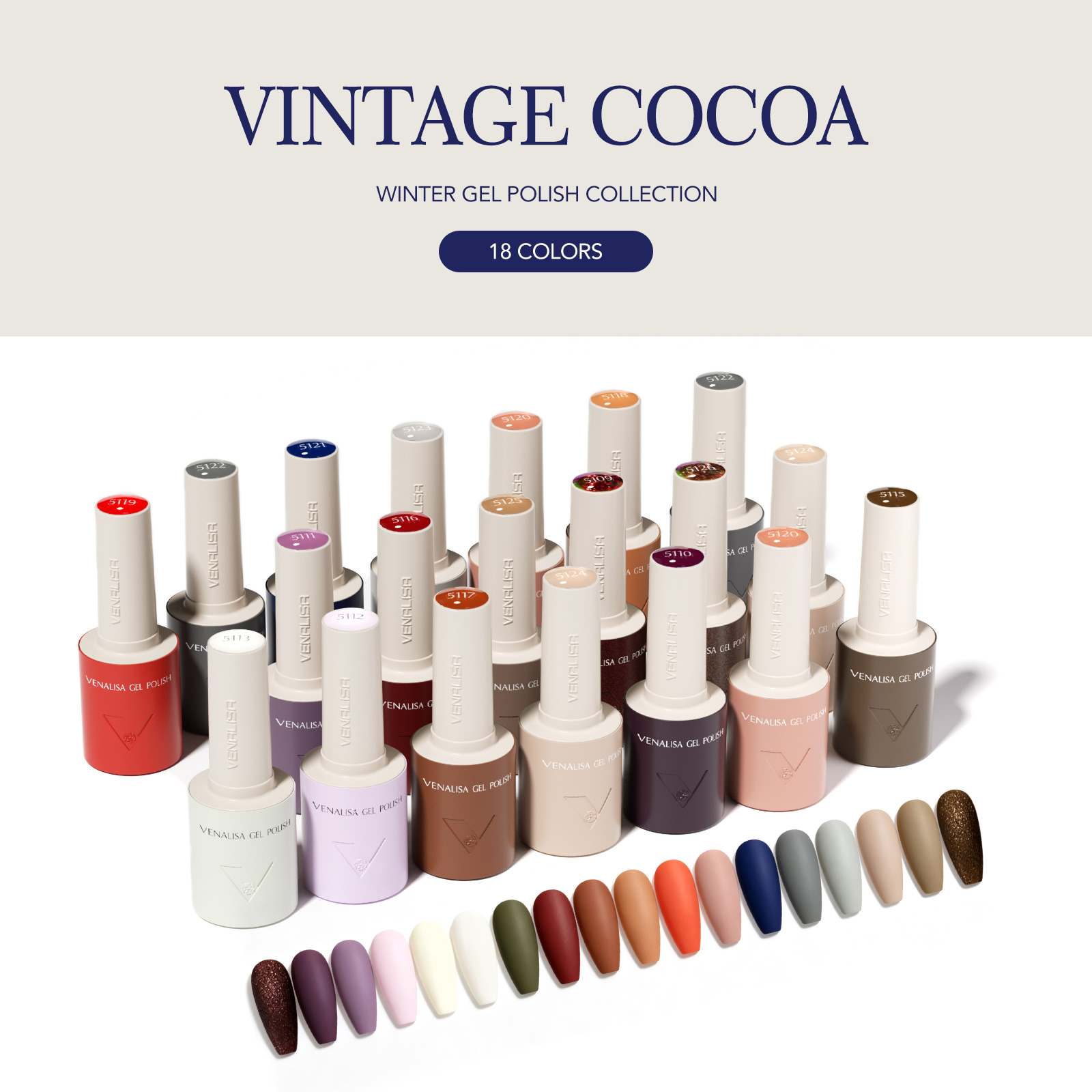 VENALISA V7 ジェルネイルポリッシュ 18色 秋冬 - Collectible Vintage Lamps のレビューと価格