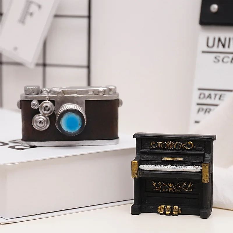 ヴィンテージミニカメラ装飾デスクトップ写真撮影プロップミニチ - Collectible Vintage Cameras のレビューと価格