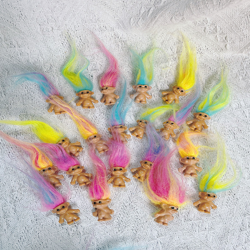 10/20個入り ミニロングヘアヴィンテージトロール人形、幸 - Vintage Collectible Items のレビューと価格