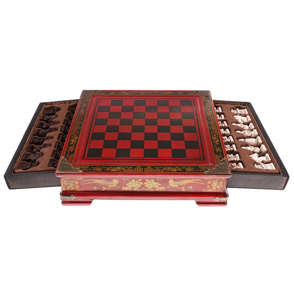 中国チェスセット ヴィンテージ 陶土兵馬俑 樹脂製ボードゲー - Vintage Collectible Board Games のレビューと価格