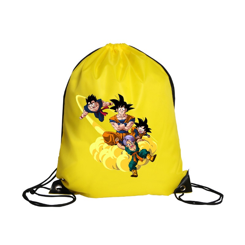 ドラゴンベレス巾着バッグ少年アニメフィギュアプリントスポーツ - Vintage Collectible Figurines のレビューと価格
