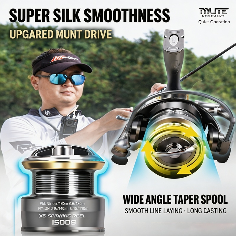 HASIDA X6 スピニングフィッシングリール メタルロン - Developing Tank Reel のレビューと価格